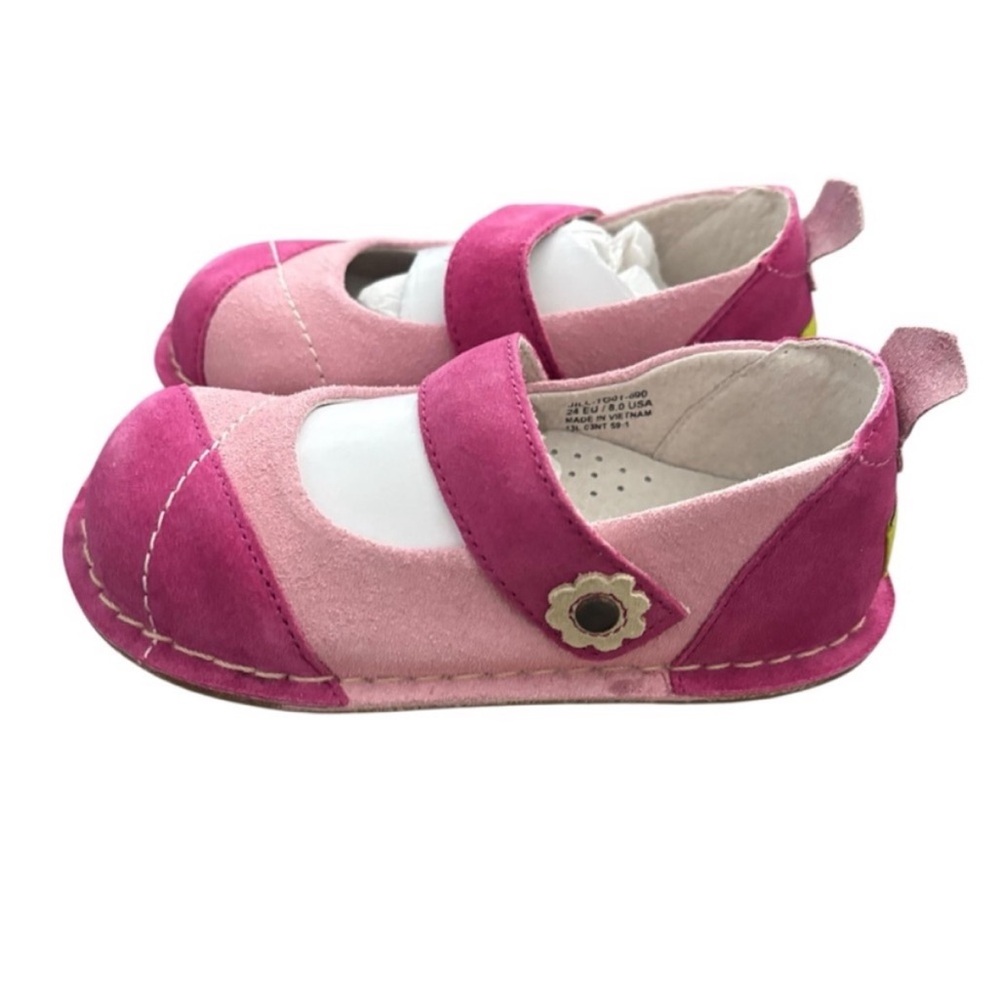 Pipit Flower Suede Baby Walker Shoes Purple Pink – EU 21.5 / US 5.5 (New in Box)